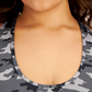ID Ideology Women's Reversible Racerback Sports Bra Black Size 1X