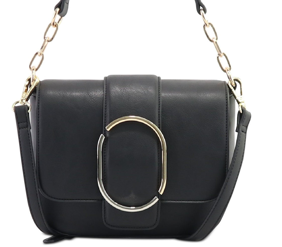 Alfani Women's Bekka Flap Crossbody Black Size Regular