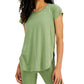 ID Ideology Women's Sweat Set T-Shirt Green Size Small