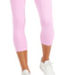 Ideology Women's High Rise Side Pocket Cropped Leggings Purple Size Small