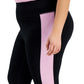 ID Ideology Women's Essentials Colorblocked Cropped Leggings Purple Size 3X