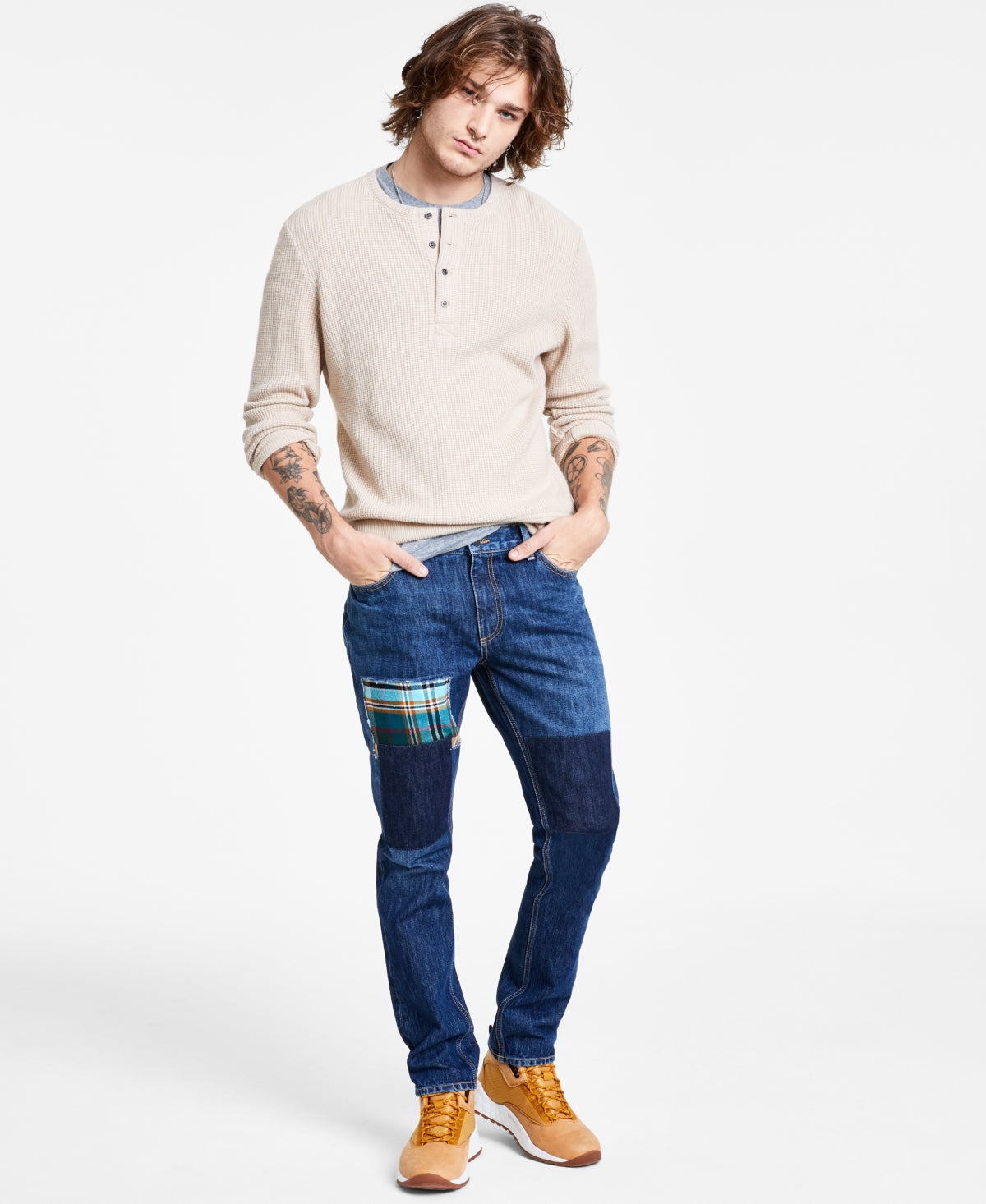 Sun + Stone Men's Edgar Slim Fit Jeans Blue Size 29