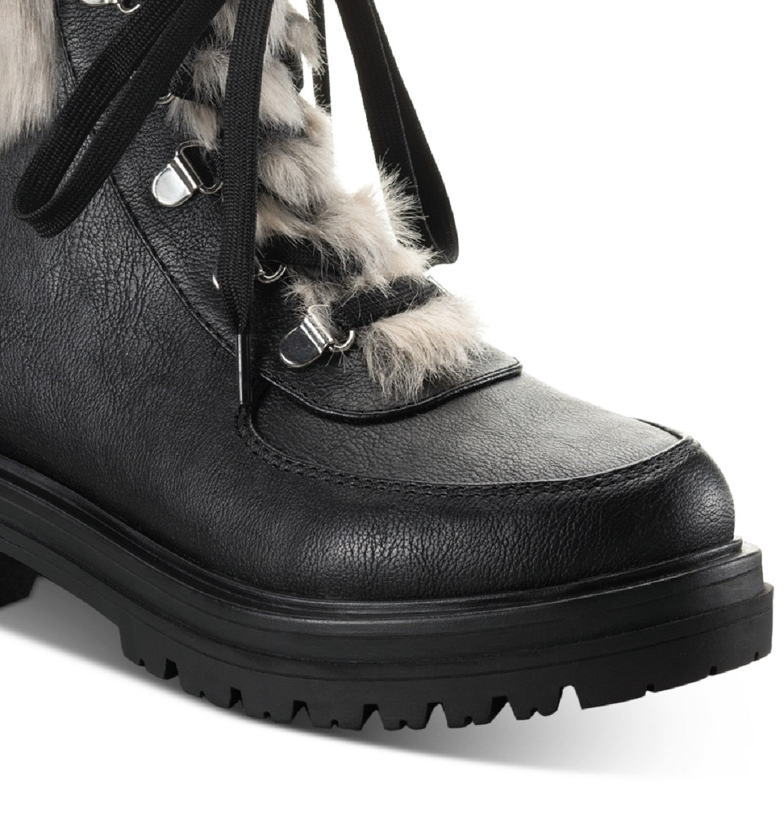 Sun + Stone Women's Orlaa Cold Weather Lug Sole Boots Black Size 7 M
