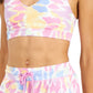 ID Ideology Women's Strappy Low Impact Sports Bra Blue Size Large