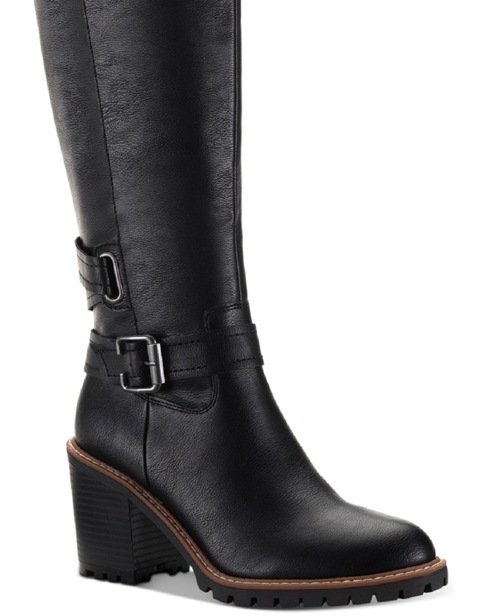 Sun + Stone Women's Viviaan Lug Sole Boots Black Size 10 M