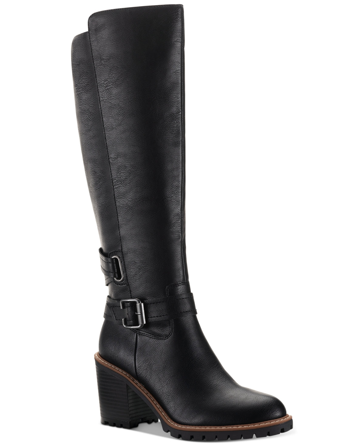 Sun + Stone Women's Viviaan Lug Sole Boots Black Size 10 M