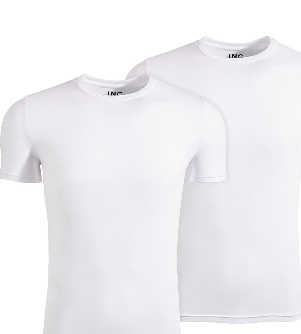 INC International Concepts Men's 2 Pk Solid T-Shirts White Size X-Large