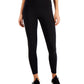 ID Ideology Women's Compression Back Zip 7/8 Leggings Black Size Small