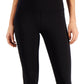 ID Ideology Women's Compression Back Zip 7/8 Leggings Black Size X-Large