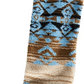 Sun + Stone Men's Geometric Fleece Scarf  Blue Size Regular