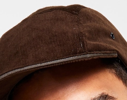 Sun + Stone Men's Solid Panel Cap Brown Size Regular