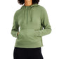ID Ideology Women's Half Zip Hoodie Green Size X-Small