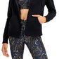 Id Ideology Women's Zip Front Fleece Hoodie Black Size X-Small