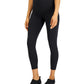 ID Ideology Women's Soft Side Pocket 7/8 Leggings Black Size Medium