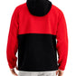 Club Room Men's Colorblocked Anorak Sweater Red Size Small