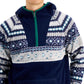 Club Room Men's Sherpa Fleece Anorak Pullover Gray Size Large