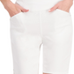 INC International Concepts Women's Mid Rise Pull On Bermuda Shorts White Size 4