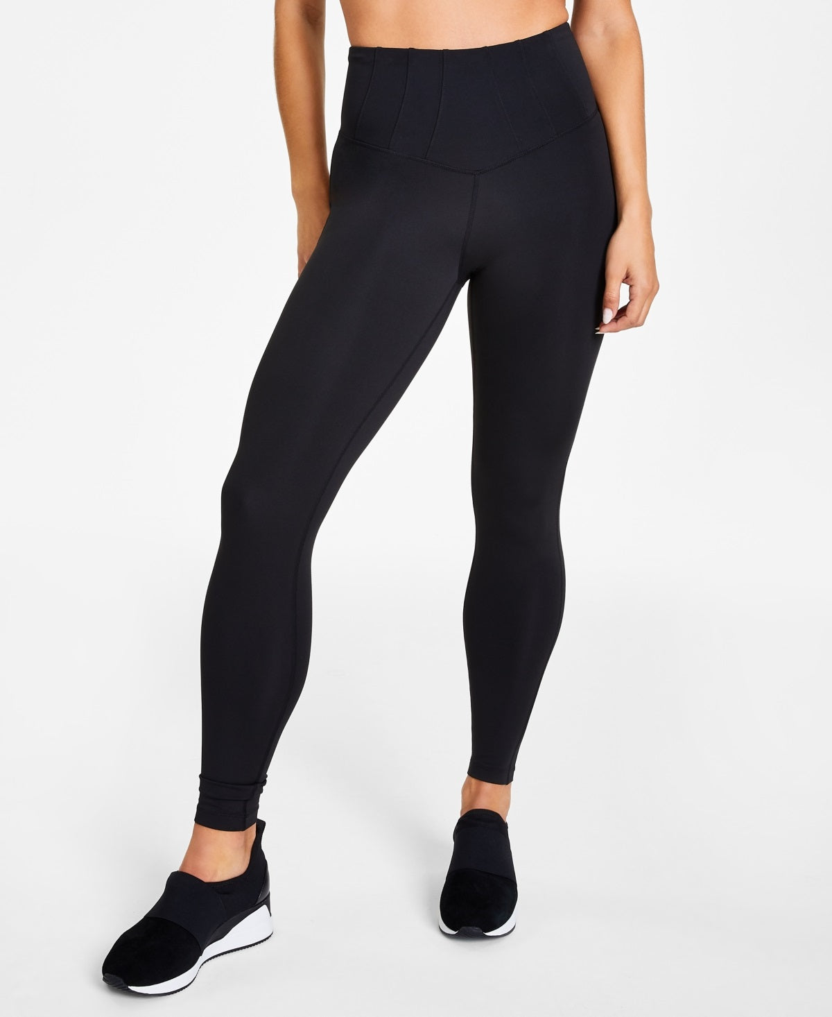 Jenni Women's Super Soft Solid Leggings Black Size 3X