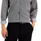 Alfani Men's Regular Fit 2 Way Stretch Dress Shirt Black Size 17X34X35