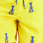 Club Room Men's Lobster 7 Swim Trunks Yellow Size Small