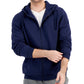 ID Ideology Men's Regular Fit Solid Full Zip Hoodie Blue Size XXX-Large