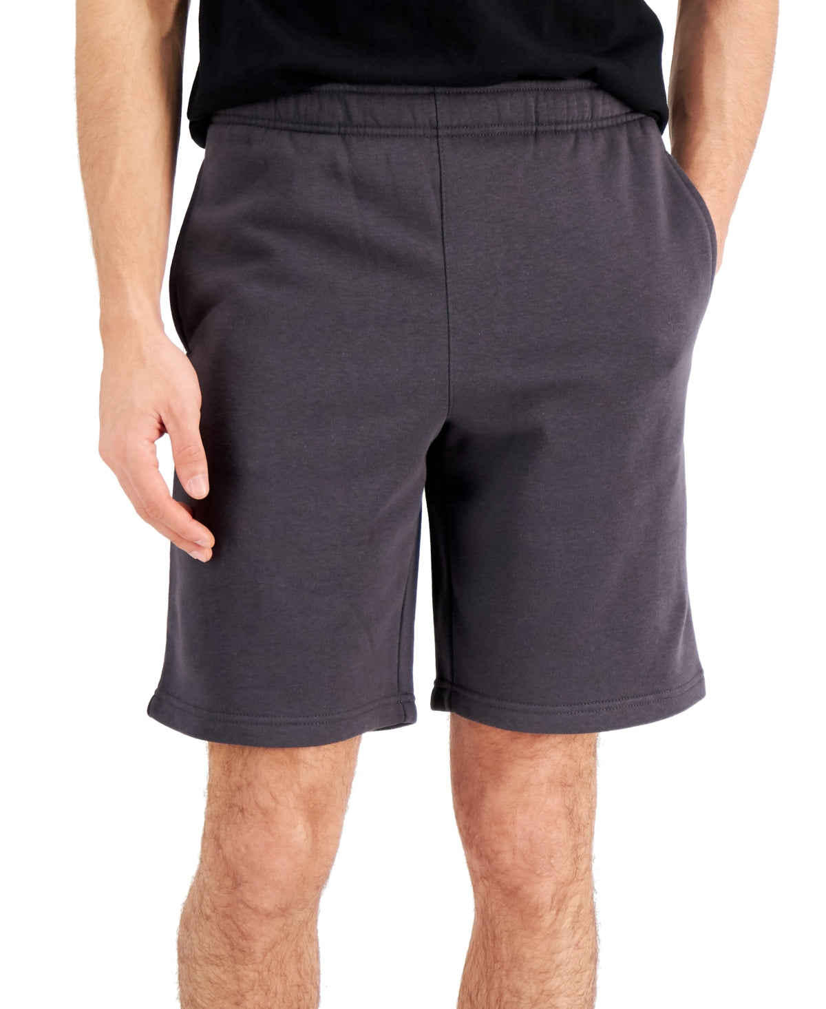 ID Ideology Men's Fleece Shorts Gray Size Small