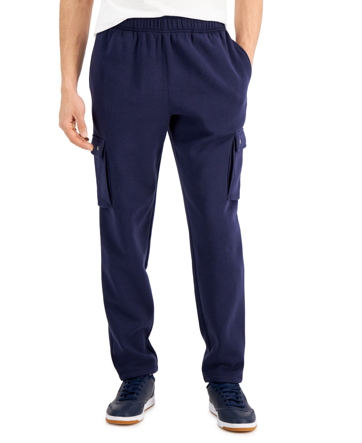 ID Ideology Men's Cargo Jogger Pants Blue Size Medium