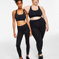 ID Ideology Women's High Waist Side Pocket 7/8 Length Leggings Black Size X-Large