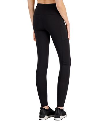 ID Ideology Women's Compression Pocket Full Length Leggings Black Size Large