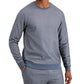 Alfani Men's Fleece Pajama Shirt Gray Size Large