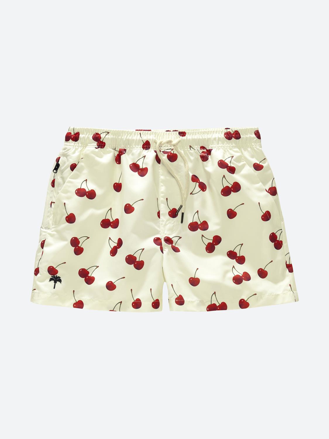 OAS Men's Cherry Swim Shorts Red Size Medium