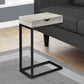 Accent Table, C - Shaped Contemporary Elegant Design