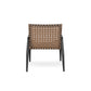 Modern Outdoor Chat Set: 2 Rattan Chairs with Side Table