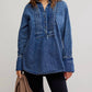 Free People - After Hours Denim Top
