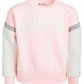 Champion Toddler Girl's Logo Print Sweatshirt Pink Size 2T