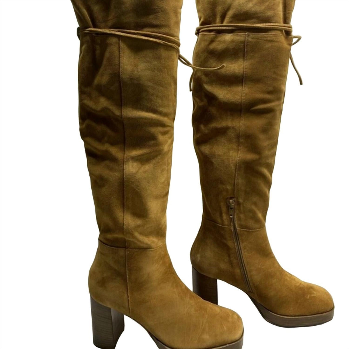Free People - Women's Echo Over-the-knee High Heel Platform Boots