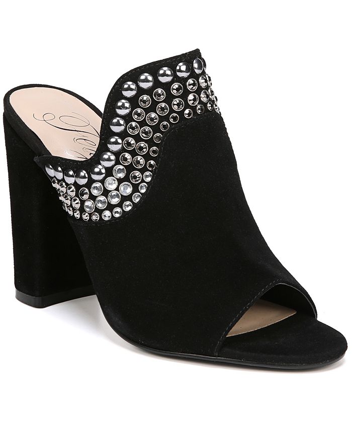Fergie Women's Lillie Block Heel Mule Black Size 9 M