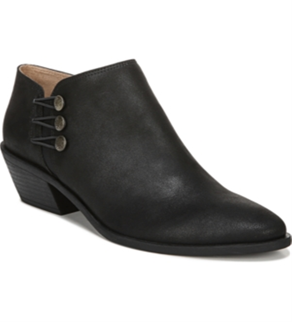 Lifestride Women's Pixie Short Ankle Boots Black Size 8.5 M