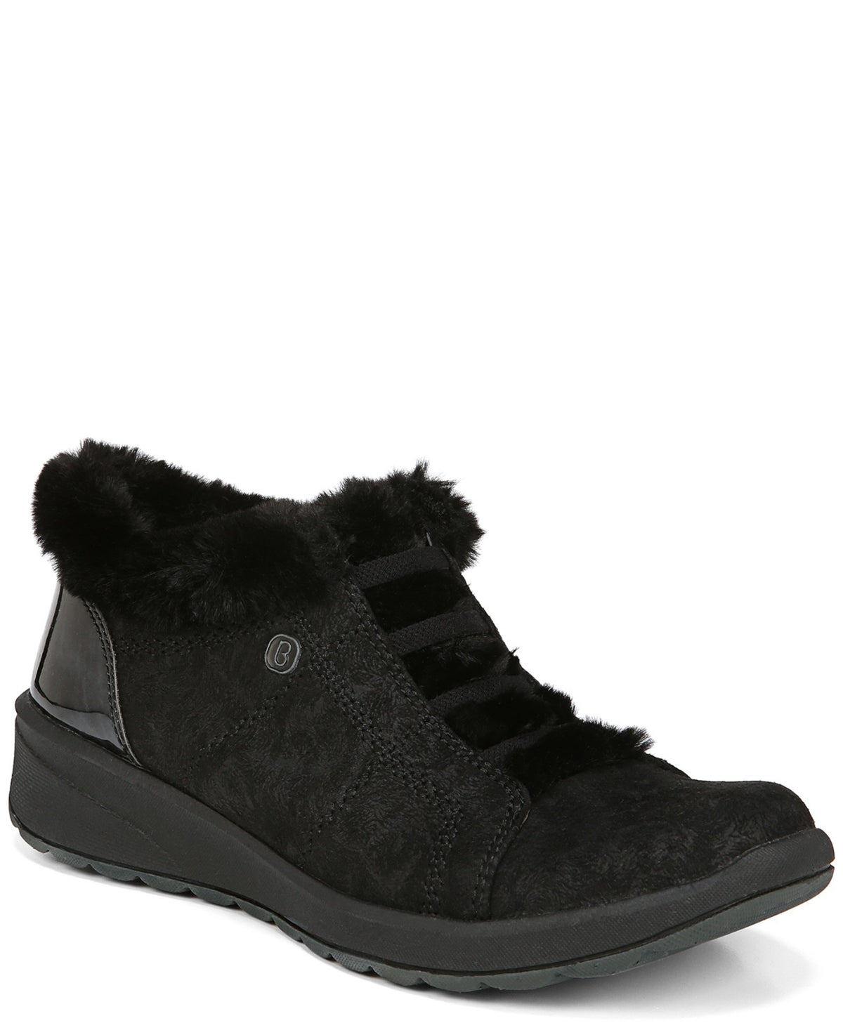 Bzees Women's Golden Bootie Black Size 7 M