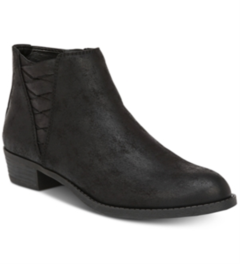 Carlos By Carlos Santana Women's Bert Suede Cut Out Ankle Boots Black Size 9 M