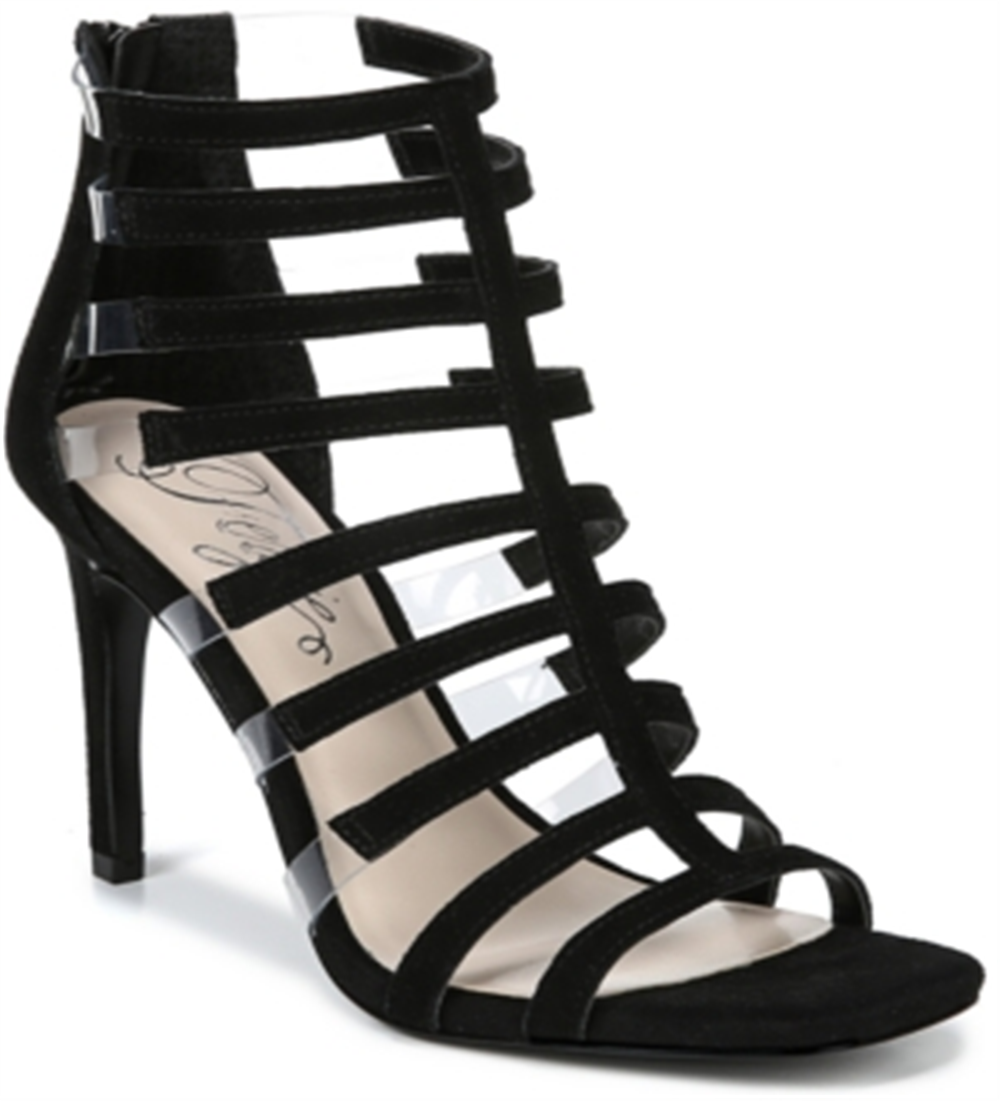 Fergie Women's Regal Caged Sandal Black Size 7.5 M