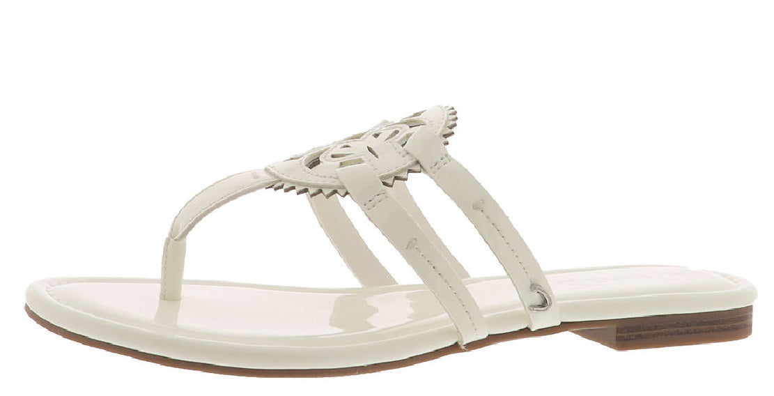 Circus Ny Women's Canyon Medallion Flat Sandals White Size 5.5M