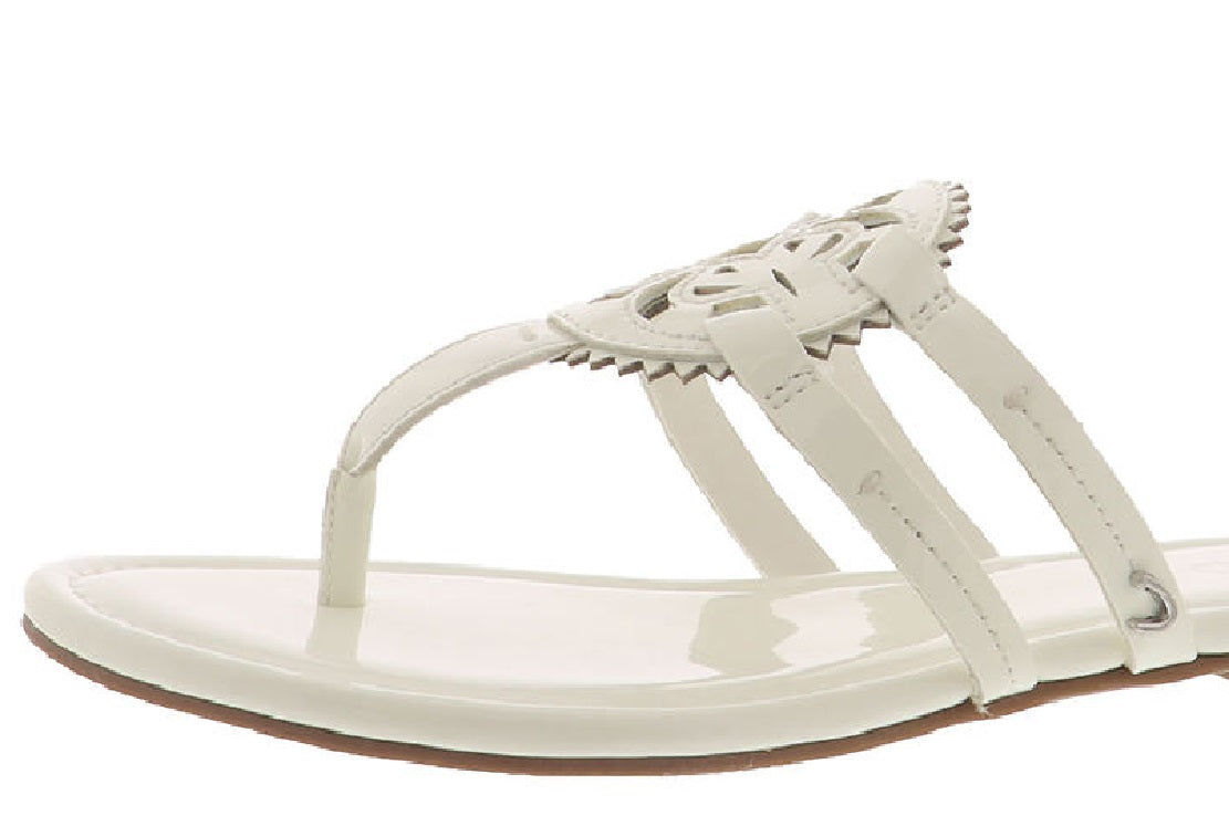 Circus Ny Women's Canyon Medallion Flat Sandals White Size 5.5M