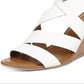 Franco Sarto Women's Yara Wedge Sandals White Size 8 M