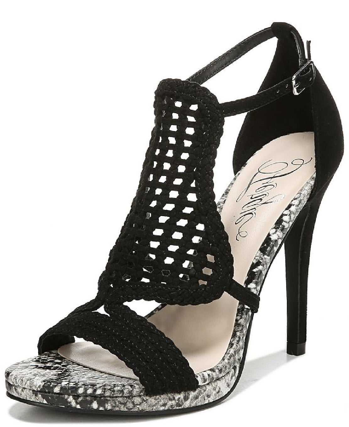 Fergie Women's Catalina Open Toe Heel Black Size 7 M