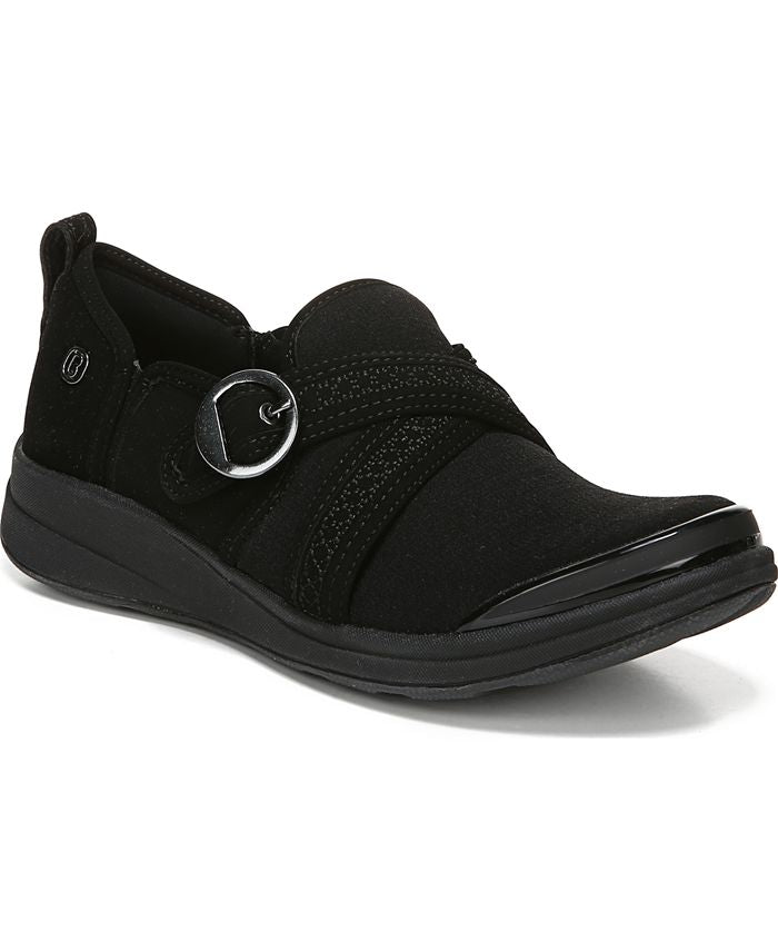 Bzees Women's Indigo Slip On Sneaker Black Size 7 M