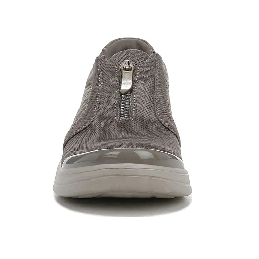 Bzees Women's Florence In Morel Texture Fabric Sneaker Gray Size 9M