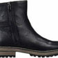 Franco Sarto Women's Roalba2 Leather Almond Toe Shoes Black Size 8 M
