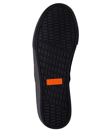 Lugz पुरुषों के क्लिपर क्लासिक स्लिप ऑन फैशन स्नीकर्स काले रंग में, साइज़ 12 D