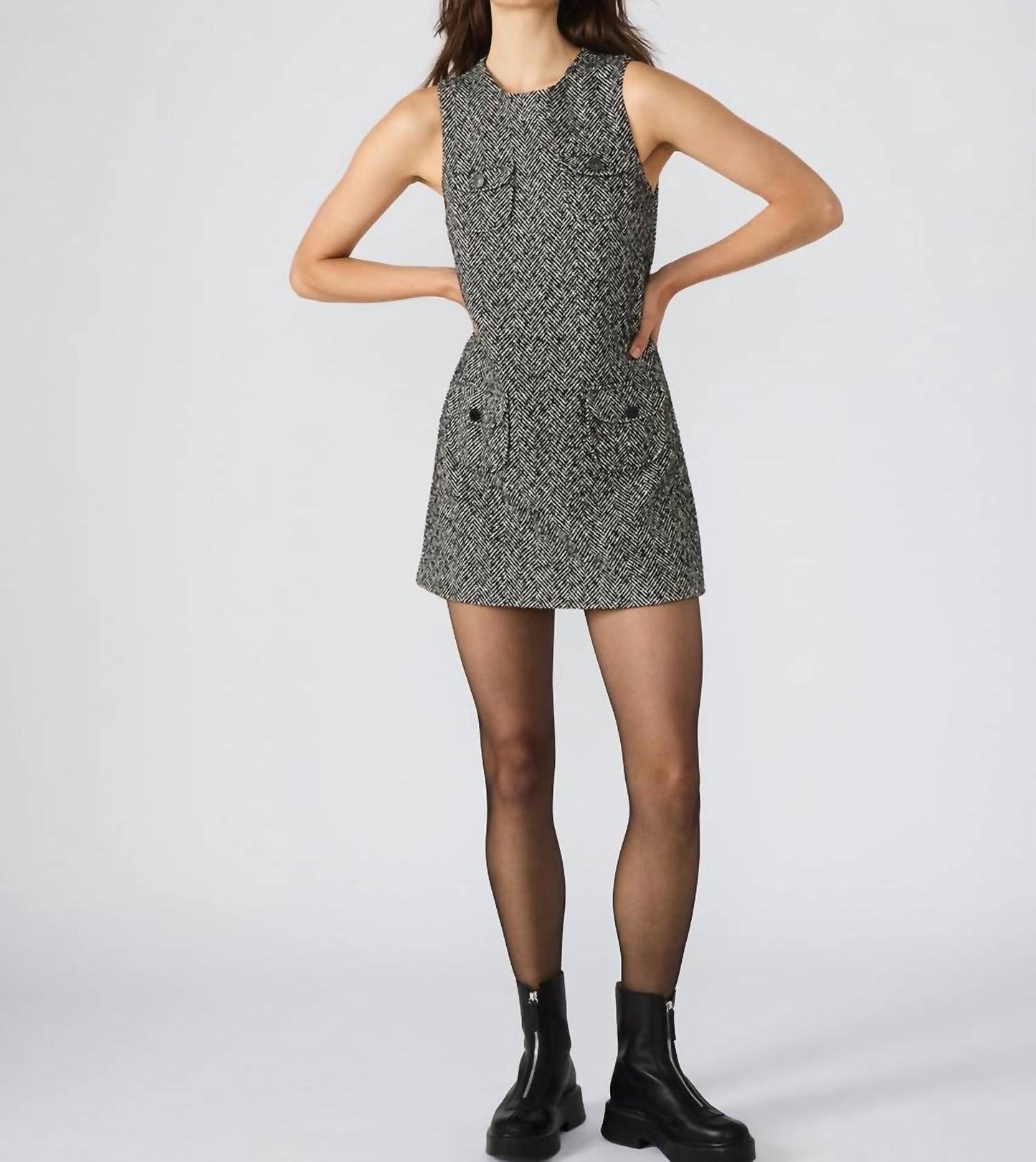 Steve Madden - Louie Tweed Mini Dress